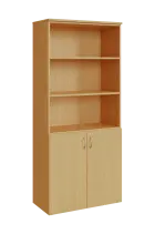 N 5 - 8DN3 kancelářská skříň, 2-dveřová/nika, 1800x800x400, buk royal